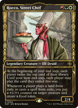 Rocco, Street Chef (Showcase) [March of the Machine: The Aftermath] Foil Near Mi - Image 1