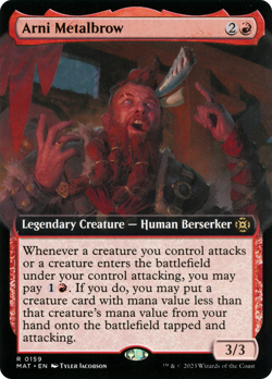 Arni Metalbrow (Extended Art) [March of the Machine: The Aftermath] Near Mint - Image 1