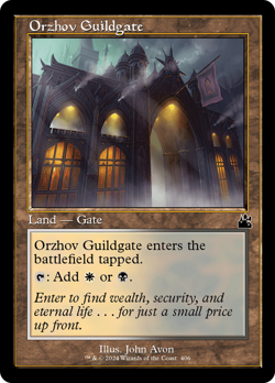 Orzhov Guildgate (Retro Frame) [Ravnica Remastered] Near Mint - Image 1