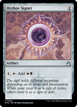 Orzhov Signet [Ravnica Remastered] Near Mint - Image 1