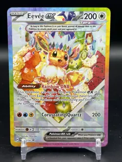 Eevee ex 174 Sv: Scarlet & Violet Black Star Promo Holo Pokemon TCG NM - Image 1