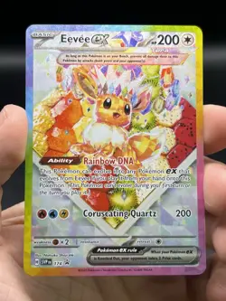 Eevee ex 174 Sv: Scarlet & Violet Black Star Promo Holo Pokemon TCG NM - Image 3