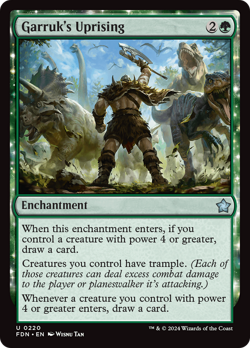 Garruk's Uprising [Foundations] Near Mint - Image 1