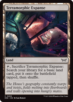 Terramorphic Expanse [Duskmourn: House of Horror] Foil Near Mint - Image 1