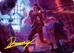 Diversion Specialist Art Card (Gold-Stamped Signature) [Duskmourn: House of Horr - Image 1