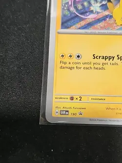 Pikachu SVP 190 World Championships 2024 Promo Pokemon TCG - Image 4