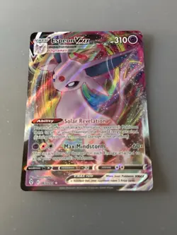 Espeon VMAX 065/203 SWSH07: Evolving Skies Ultra Rare Holo Pokemon TCG - Image 1