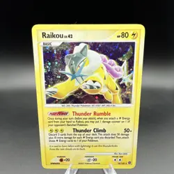 Pokemon Raikou 16/132 Secret Wonders Holo Rare Holo Basic 80 HP English - Image 1