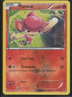 Pokemon XY Base Set pansear 22/146 reverse holo - LP - Pokemon TCG - Image 1
