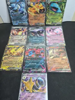 🔥2023 Pokemon SV 151 EX LOT🔥 Charizard/Venusaur/Blastoise Ex 😁RR Double Rare - Image 1