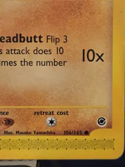 Diglett 106/165 Pokemon Expedition Base Set 2002 e-Reader Regular - Image 3
