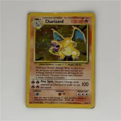 Pokemon Charizard Base Set Holo 4/102 - Image 1