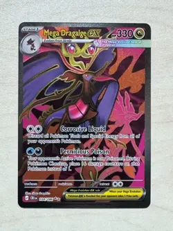 Pokemon TCG Mega Dragalge Ex 104/086 Chaos Rising Ultra Rare NM - Image 1