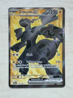 Pokemon TCG Zekrom Ex 158/086 Black Bolt Ultra Rare NM - Image 1