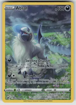 Absol GG16/GG70 Holo Crown Zenith Galarian Gallery Pokemon NM - Image 1
