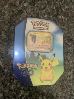 Pokemon TCG Pokemon Go Tin Pikachu Factory Sealed - Image 2