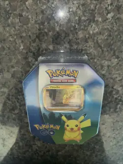 Pokemon TCG Pokemon Go Tin Pikachu Factory Sealed - Image 5