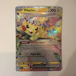Pokemon TCG Pikachu EX Surging Sparks 57/191 Mint Condition - Image 1