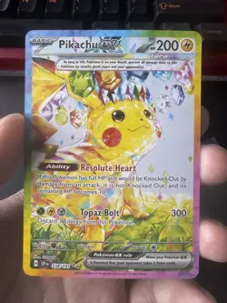 PIKACHU EX 2024 POKEMON SCARLET & VIOLET #238/191 SURGING SPARKS SIR - Image 3