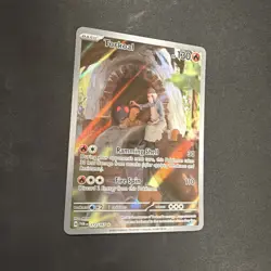 Pokemon TCG SV06 Twilight Masquerade Torkoal 172/167 IR Holo EN HP 130 - Image 2