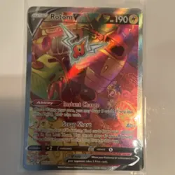 Pokemon Rotom V 177/196 Swsh11 Lost Origin Alt Full Art Holo UR Eng 2022 - Image 3
