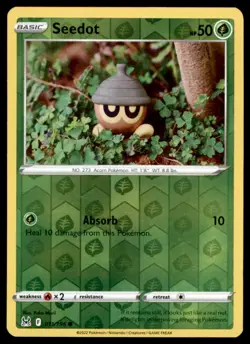 Seedot 011/196 Common Lost Origin Pokemon Reverse Holo Near Mint - Image 1