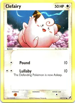 Clefairy 53/115 Common Unseen Forces Pokemon Lightly Played - Image 1