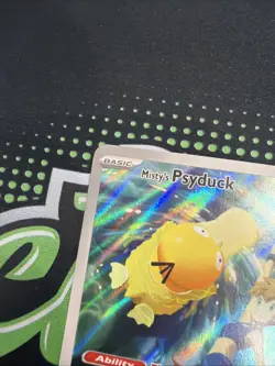 Misty’s Psyduck 193/182 Sv10 Destined Rivals Illustration Rare Holo Full Art - Image 2