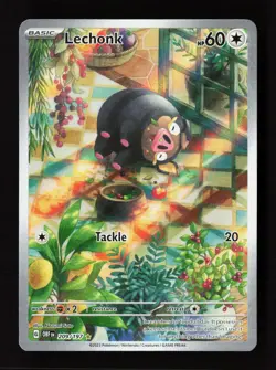 Lechonk 209/197 Illustration Rare Obsidian Flames Pokemon Near Mint - Image 1