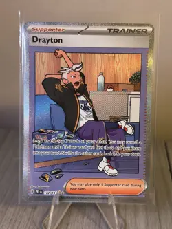 Drayton 172/131 Special Illustration Rare Prismatic Evolutions Pokemon TCG NM - Image 1