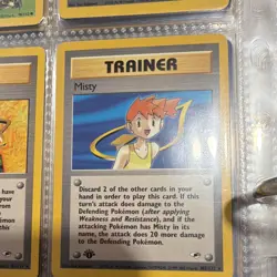 WotC Misty 102/132 Gym Heroes 1st Edition Regular Rare English 1999 Pokemon - Image 1