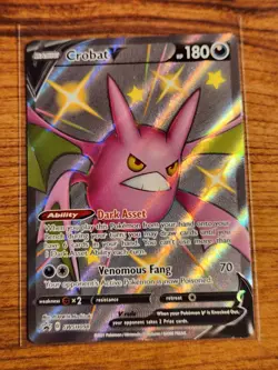 Crobat V SWSH098 Black Star Promo Shining Fates Pokemon TCG NM - Image 1