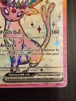 Pokemon Espeon ex SVP 175 Premium Figure Collection Black Star Promo Mint - Image 4