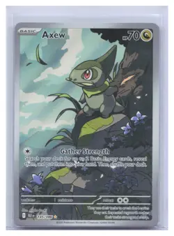 Axew 145/086 Holo Illustration Rare Black Bolt Pokemon Near Mint A1003 - Image 1