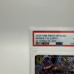 One Piece Monkey.D.Luffy OP10-111 Alternative Art English Royal Blood PSA 10 - Image 2