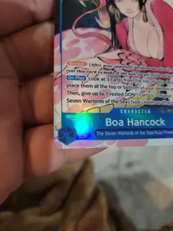 One Piece Illustration Box Vol. 1 BOA HANCOCK ST17-004 SR TCG Foil Card - Image 2