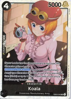 ONE PIECE Koala #EB03-042 Foil Extra Booster: One Piece Heroines Edition NM - Image 1