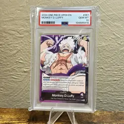 2024 One Piece OP09 English Monkey D. Luffy 5th Gear PSA 10 #061 - Image 1
