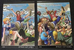 2020 One Piece Bandai Wafer Romance Dawn Straw Hat Crew Wafer R No.7-24 No.7-25 - Image 1