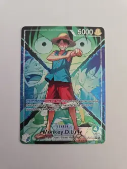 One Piece TCG Monkey.D.Luffy Leader Alternate Art OP16-022 On Hand Near Mint - Image 1