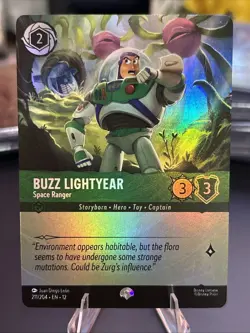 Disney Lorcana Buzz Lightyear Space Ranger 211/204 Epic Wilds Unknown EN NM - Image 1