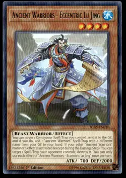 Ancient Warriors - Eccentric Lu Jing Ignition Assault IGAS-EN010 MP YuGiOh TCG | - Image 1