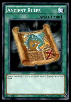 Ancient Rules Legendary Decks II LDK2-ENK27 MP YuGiOh TCG | Buy 10 Get 10 Free - Image 1
