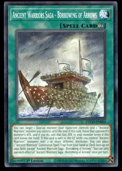 Ancient Warriors Saga - Borrowing of Arrows Eternity Code ETCO-EN069 MP YuGiOh T - Image 1