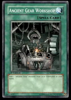 Ancient Gear Workshop Structure Deck: Machine Re-Volt SD10-EN017 MP YuGiOh TCG | - Image 1