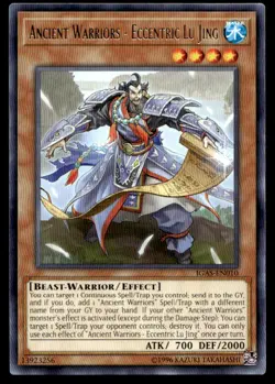 Ancient Warriors - Eccentric Lu Jing Ignition Assault IGAS-EN010 MP YuGiOh TCG | - Image 1