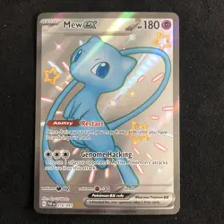 2024 Pokemon Paldean Fates Mew ex #216/091 - Image 1