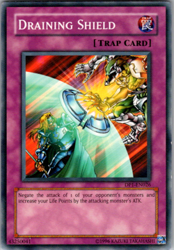 Draining Shield DP1-EN026 Common Unlimited YuGiOh LP English - Image 1