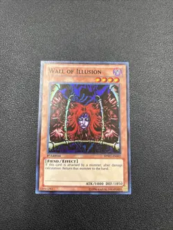 Yugioh 2014 Wall of Illusion BPW2-EN002 Super Rare 1st Ed A6 - Image 1