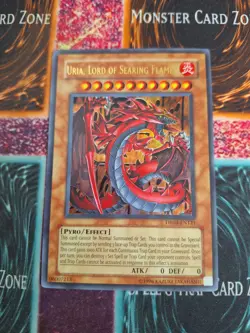 Yu-Gi-Oh! Uria, Lord of Searing Flames DR04-EN121 Ultra Rare Unlimited Near Mint - Image 1